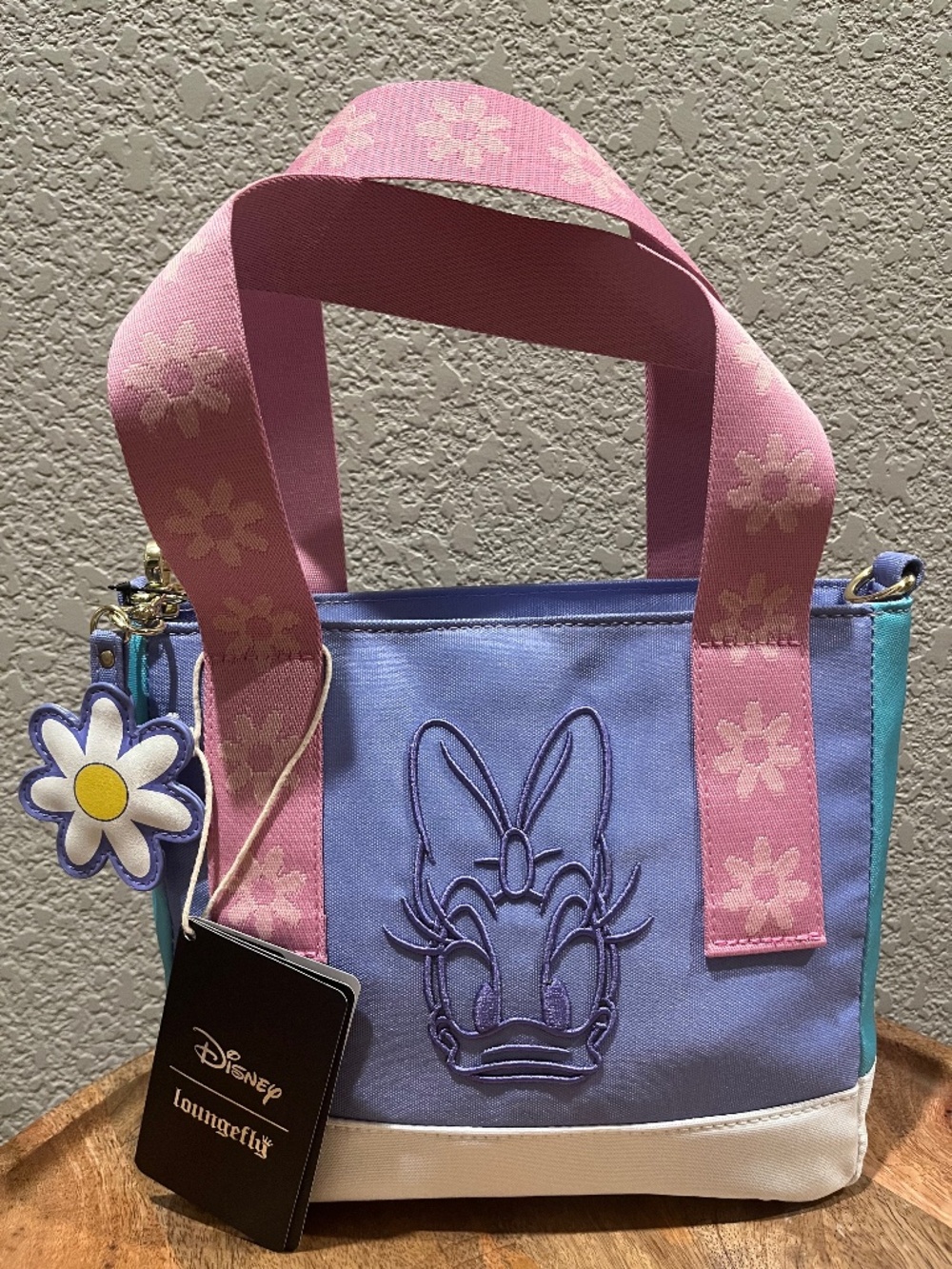 Daisy Duck 85th Anniversary Mini Tote Crossbody Bag